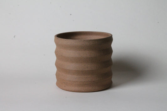 Zig Zag Stoneware Planter