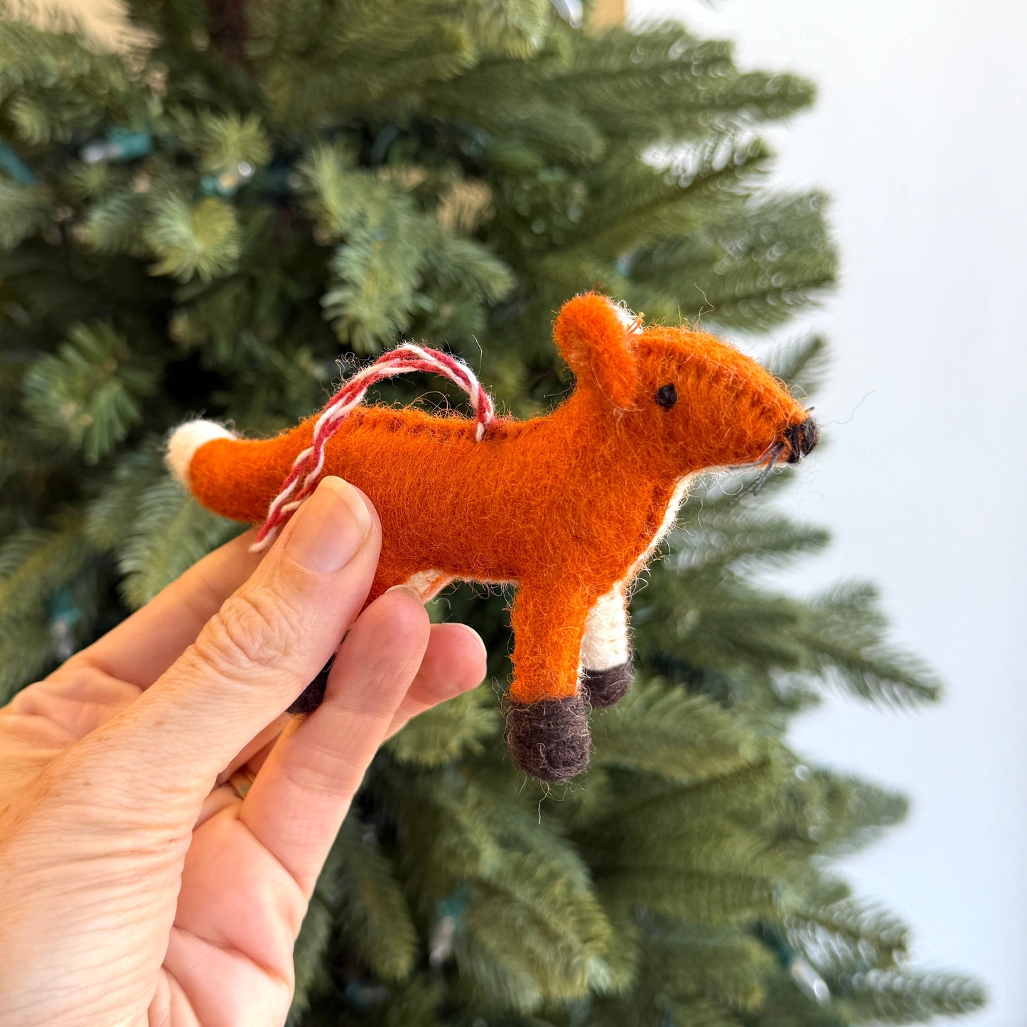 Fox Felt Ornament