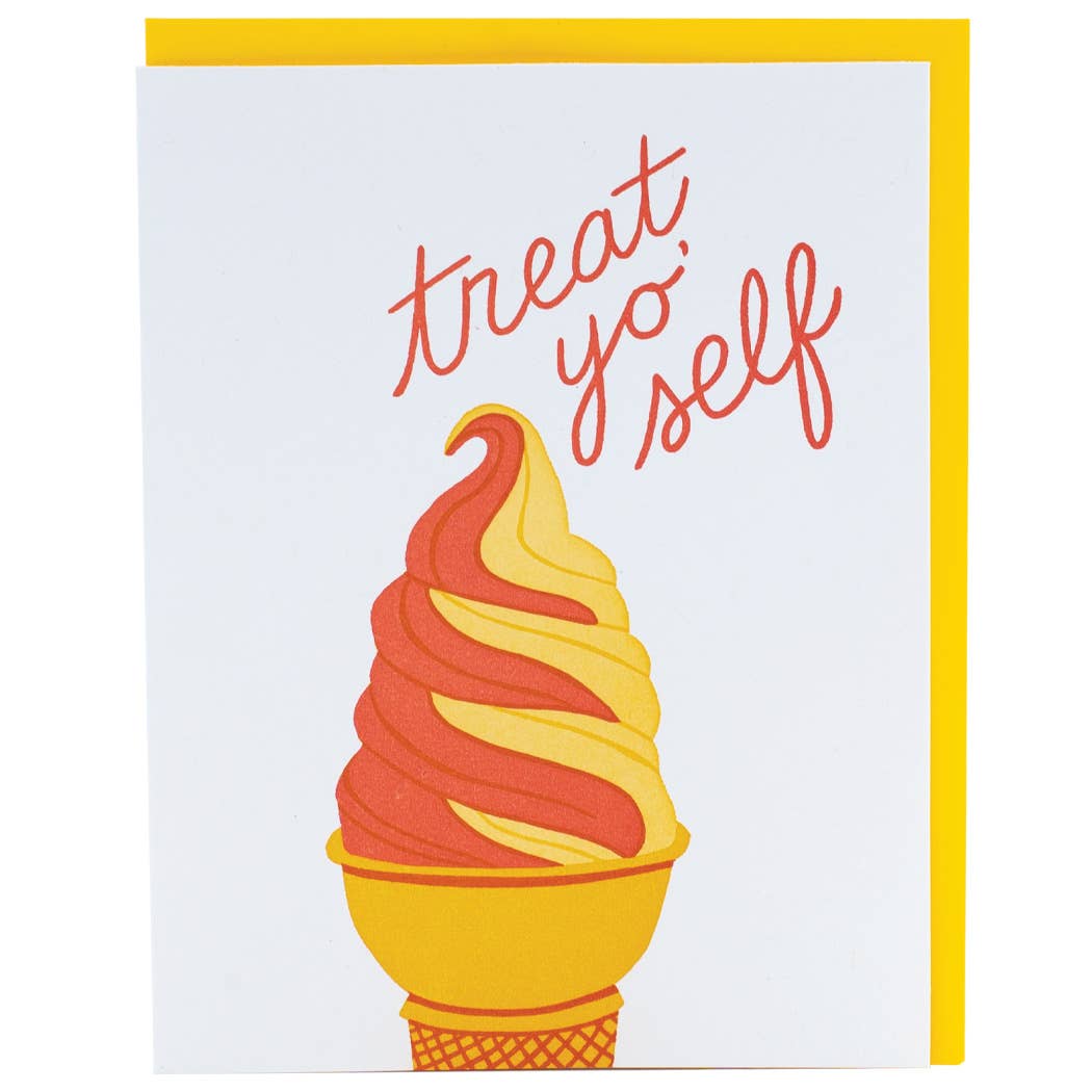 Twisty Froyo Cone Birthday Card