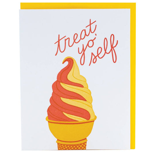 Twisty Froyo Cone Birthday Card
