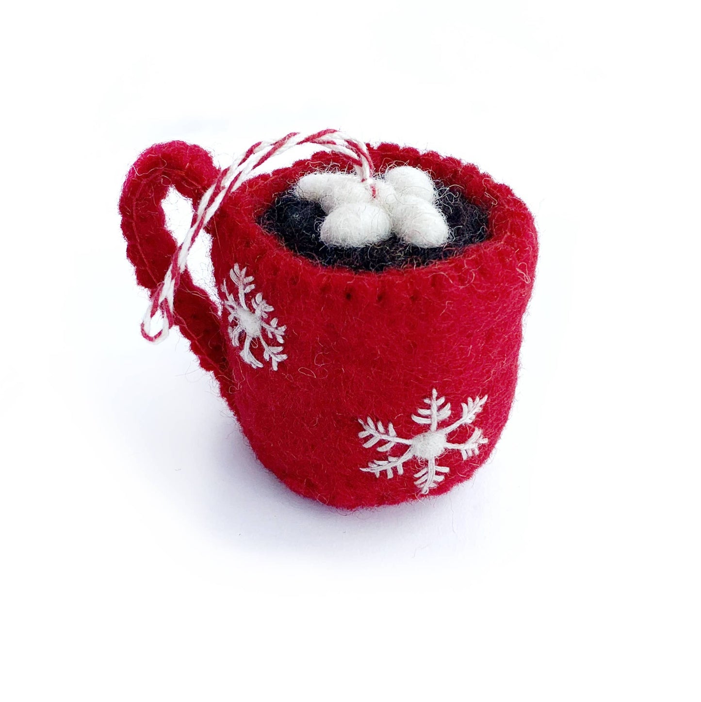 Hot Chocolate Mug Felt Ornament