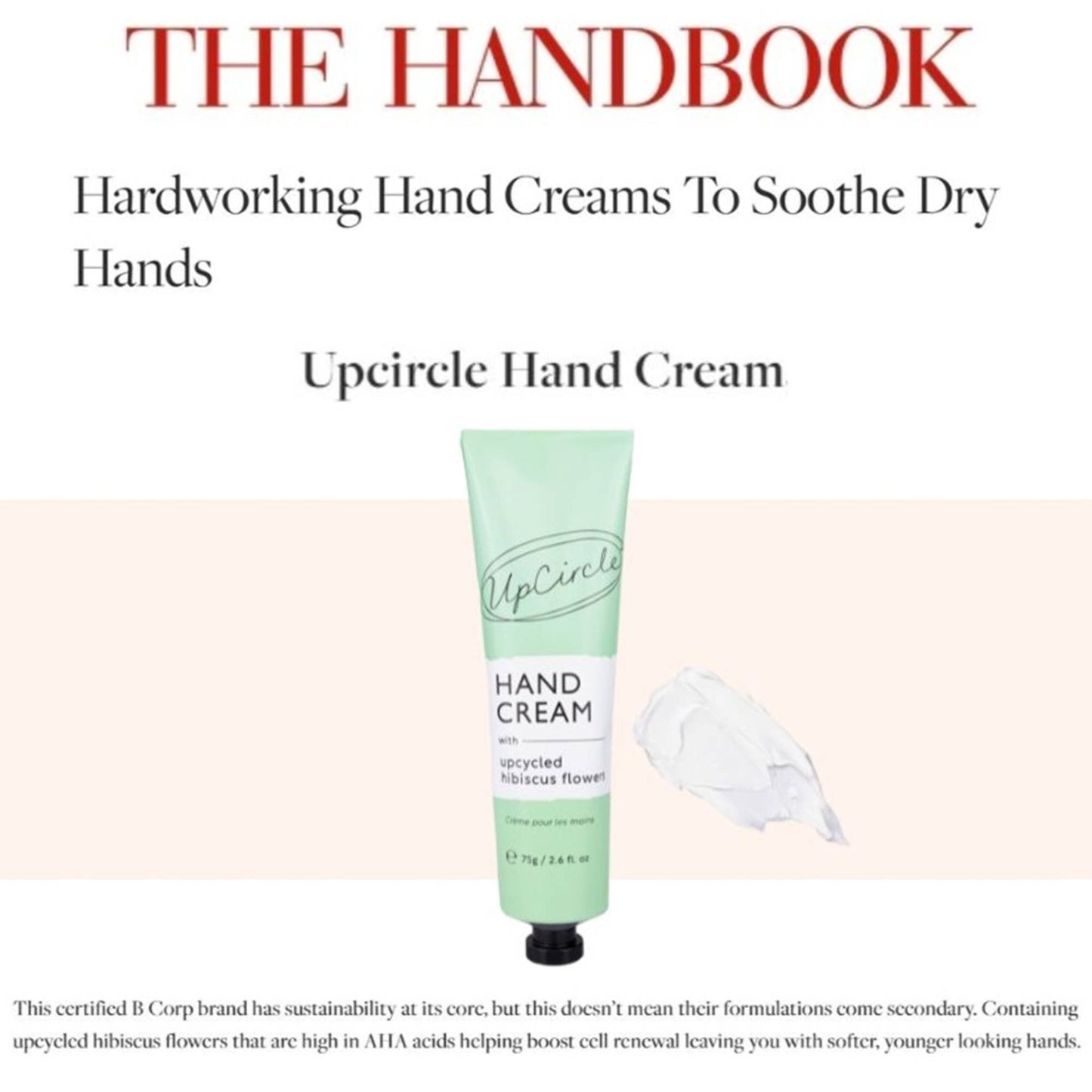 Eco-Friendly Summer Hand Cream with Upcycled Hibiscus Flower Acids