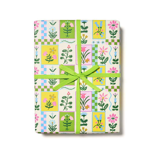 Retro Flower wrapping paper