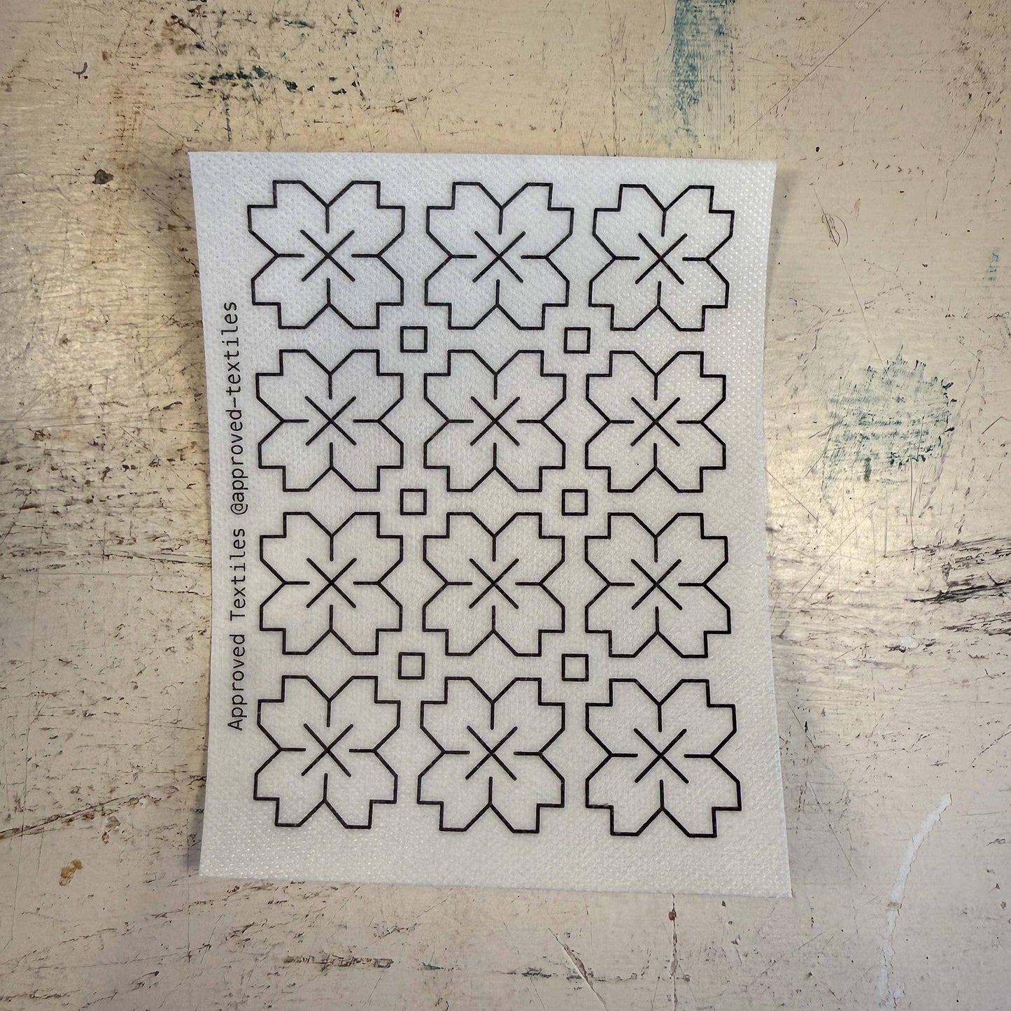 Hana Fukin Flowers Mending + Embellishment Transfer
