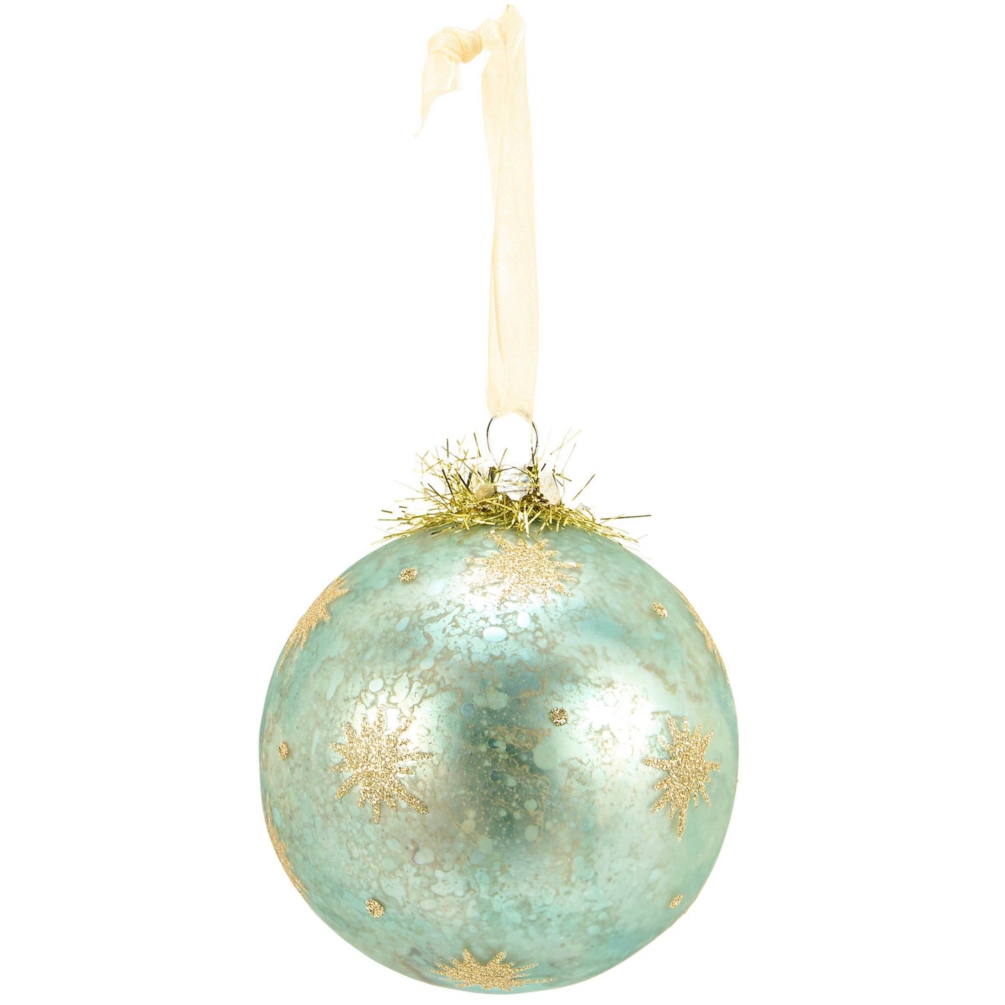 Pastel Retro Glass Ornament