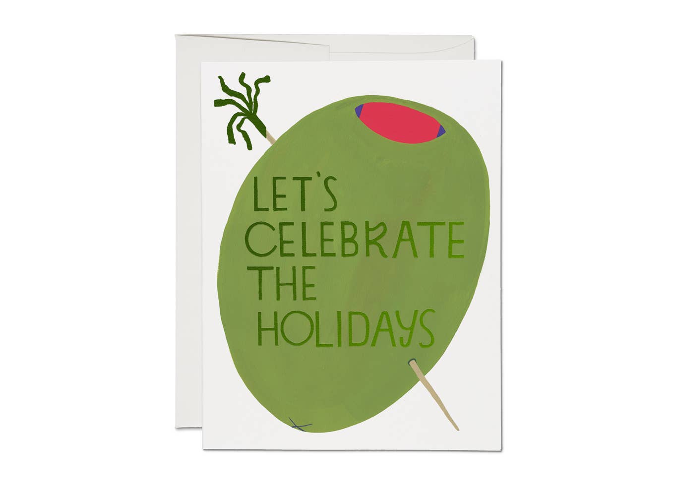 Olive Holiday Greeting Card