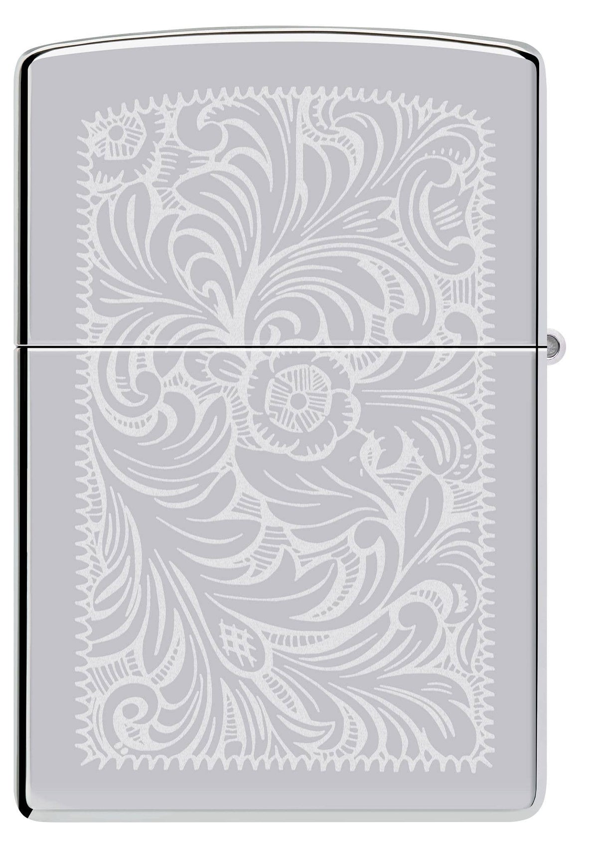 Zippo High Polish Chrome Venetian® Windproof Lighter