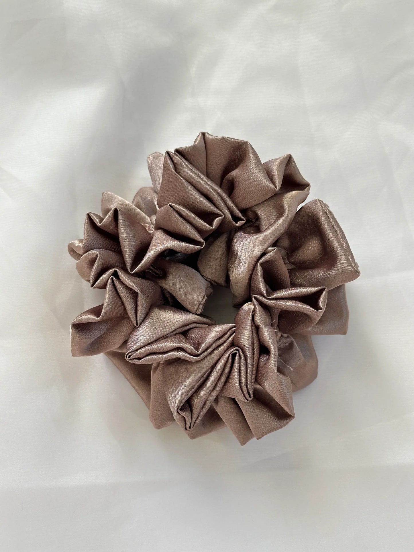 Satin Ruffle Scrunchie