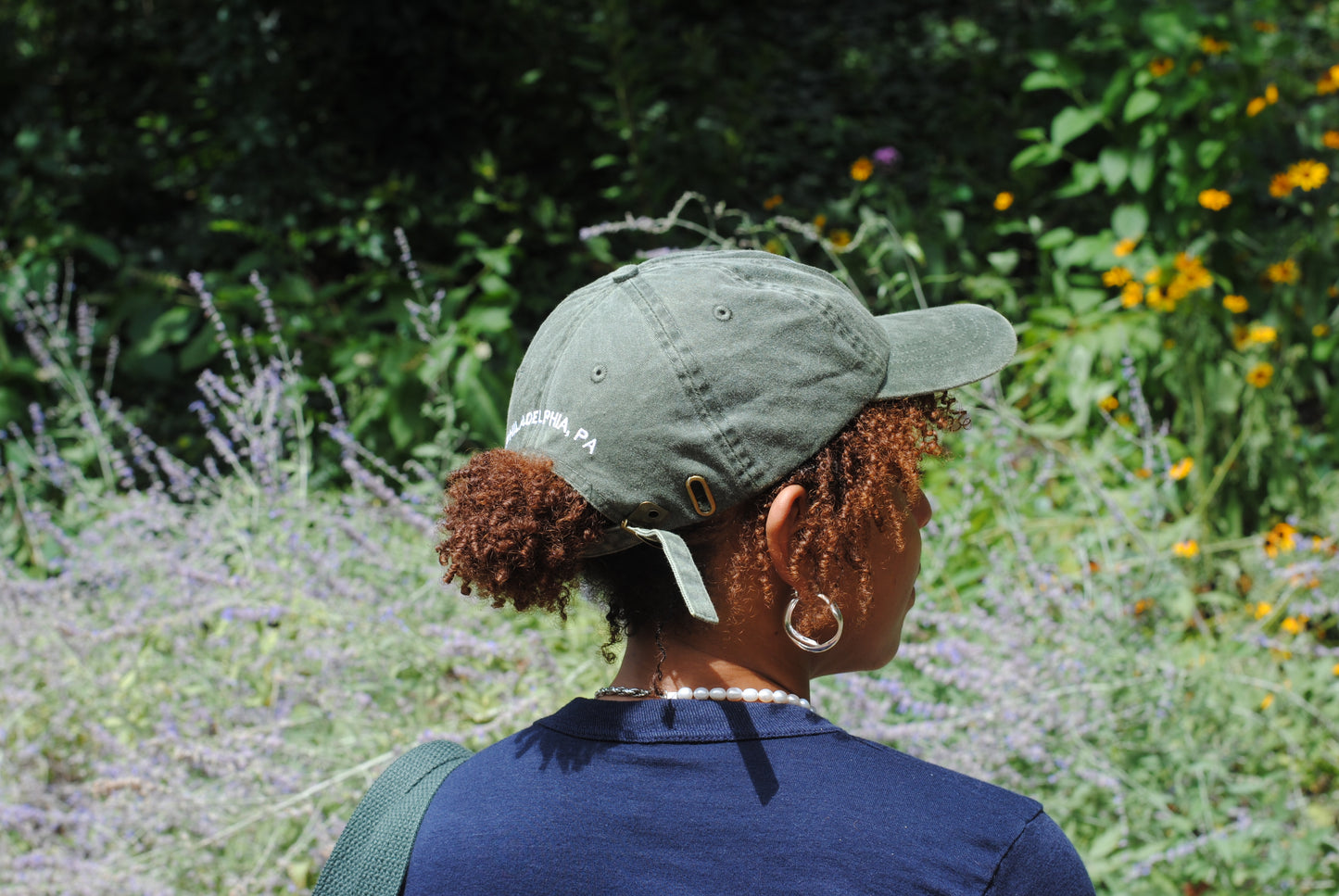 Snail Vintage Wash Green Dad Hat