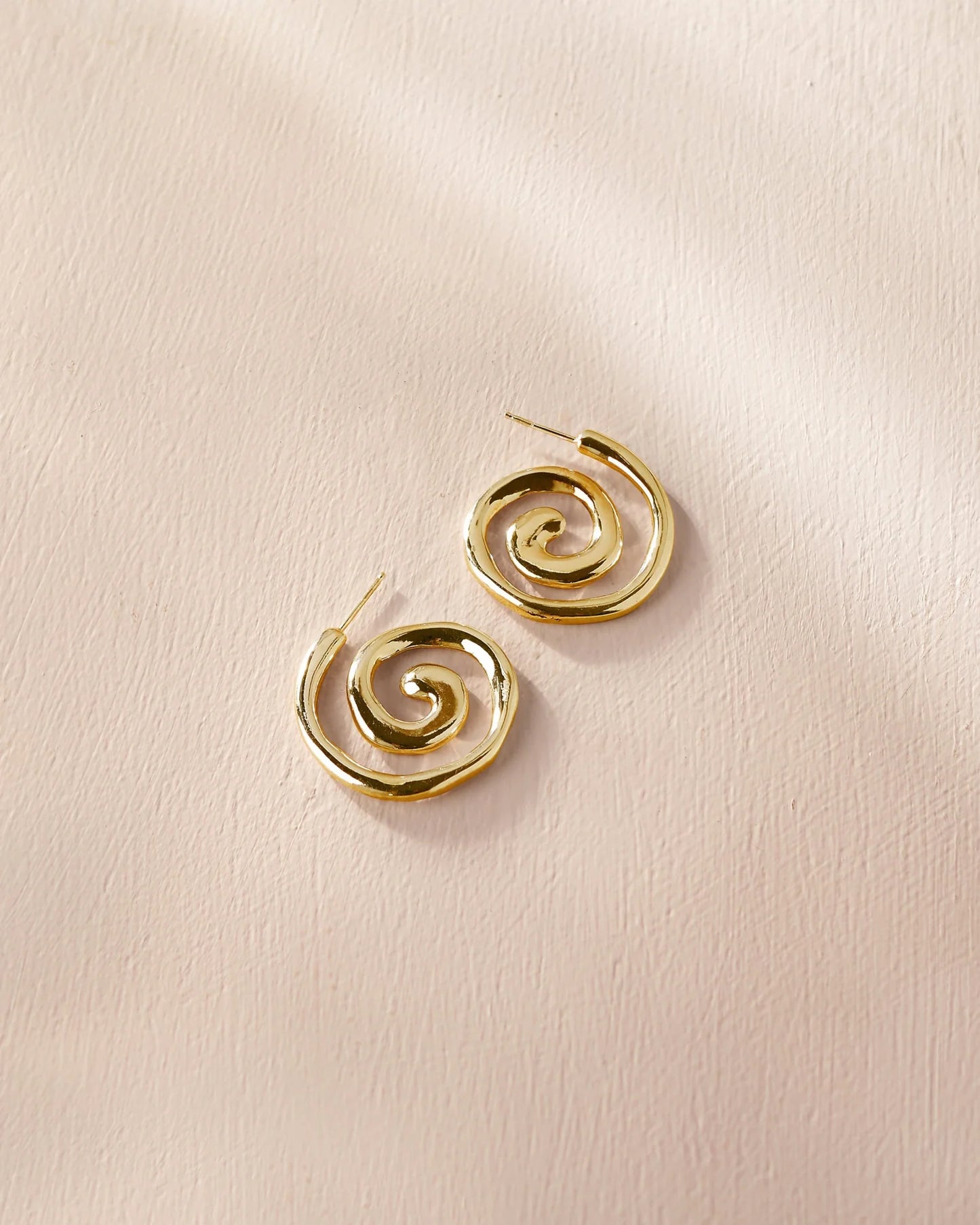 Petite Spiral Hoop Earrings