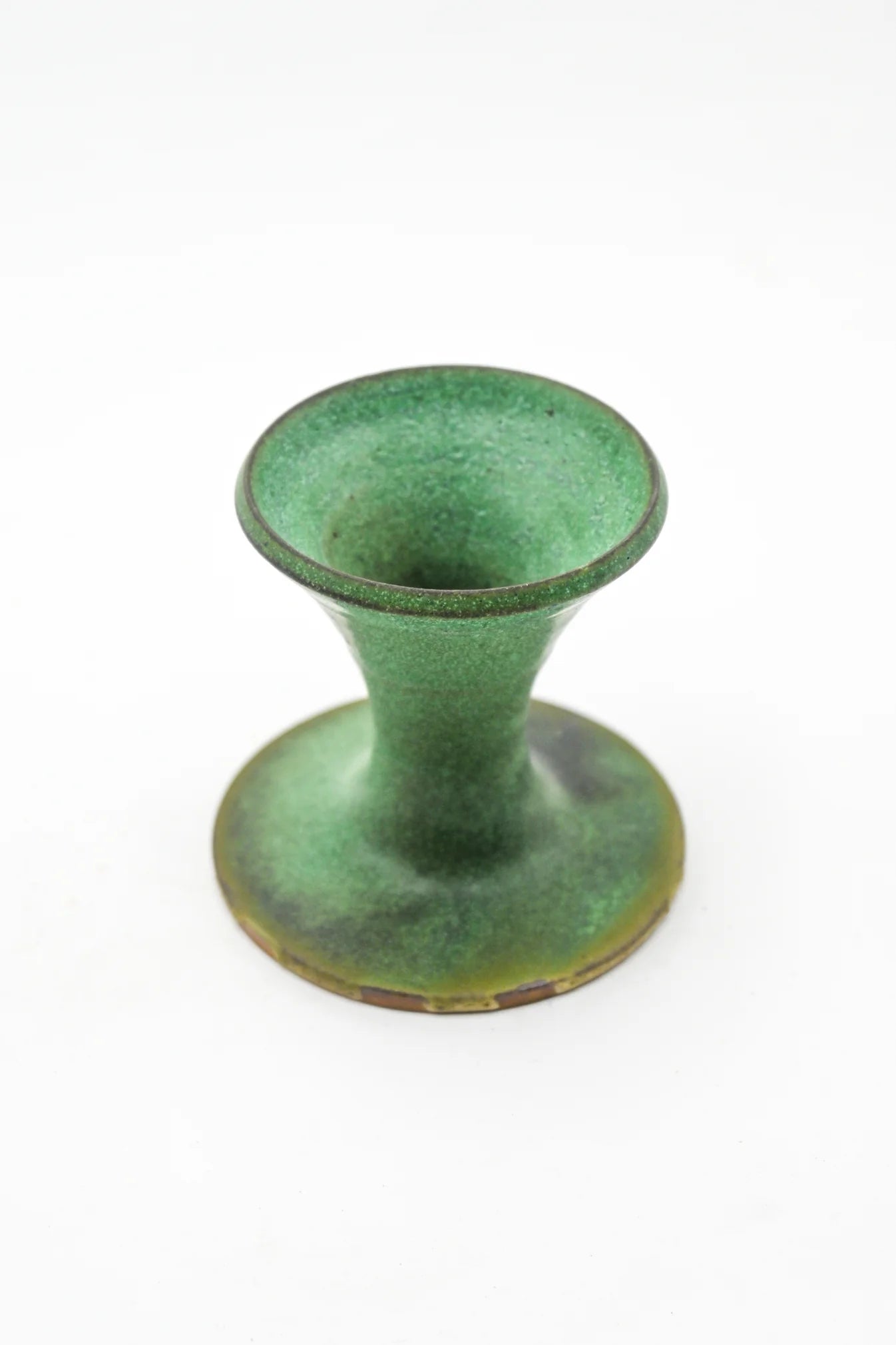 Green Taper Candle Holder
