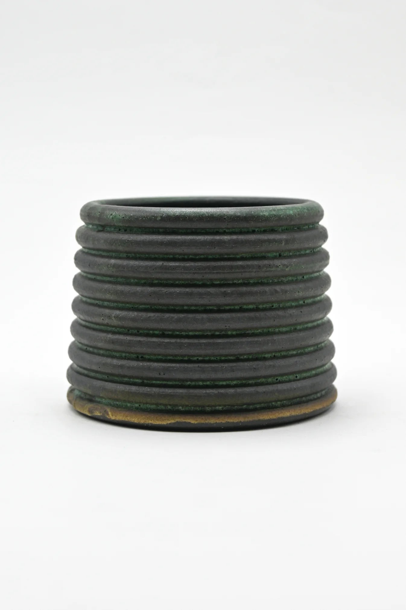 Ribbed Stoneware Tumbler