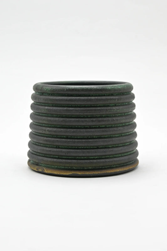 Ribbed Stoneware Tumbler