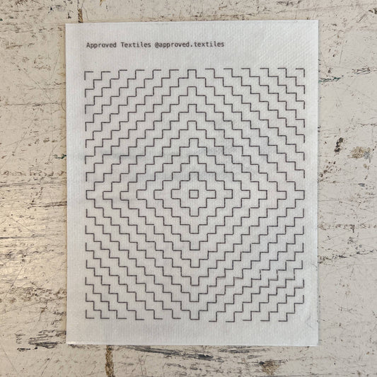 Persimmon Flowers Mending + Embellishment Transfer