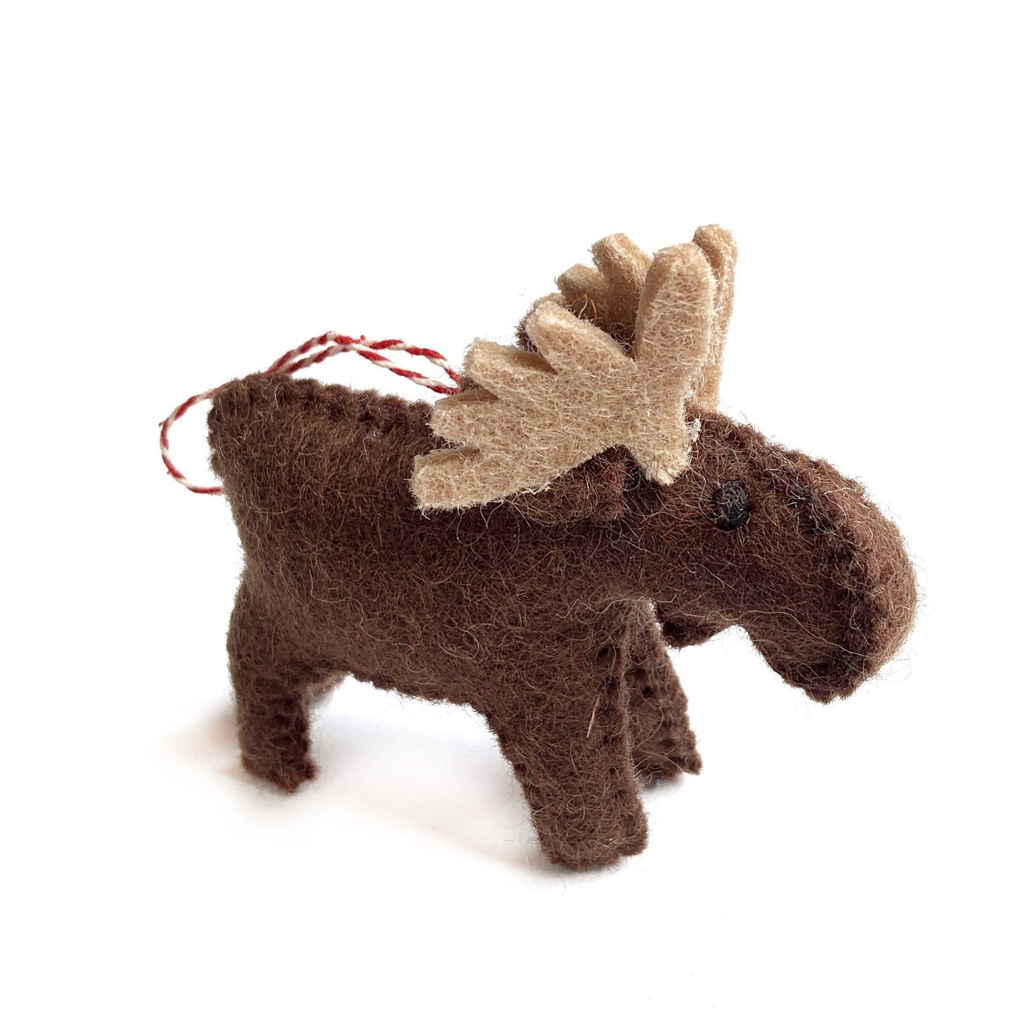 Moose Felt Ornament