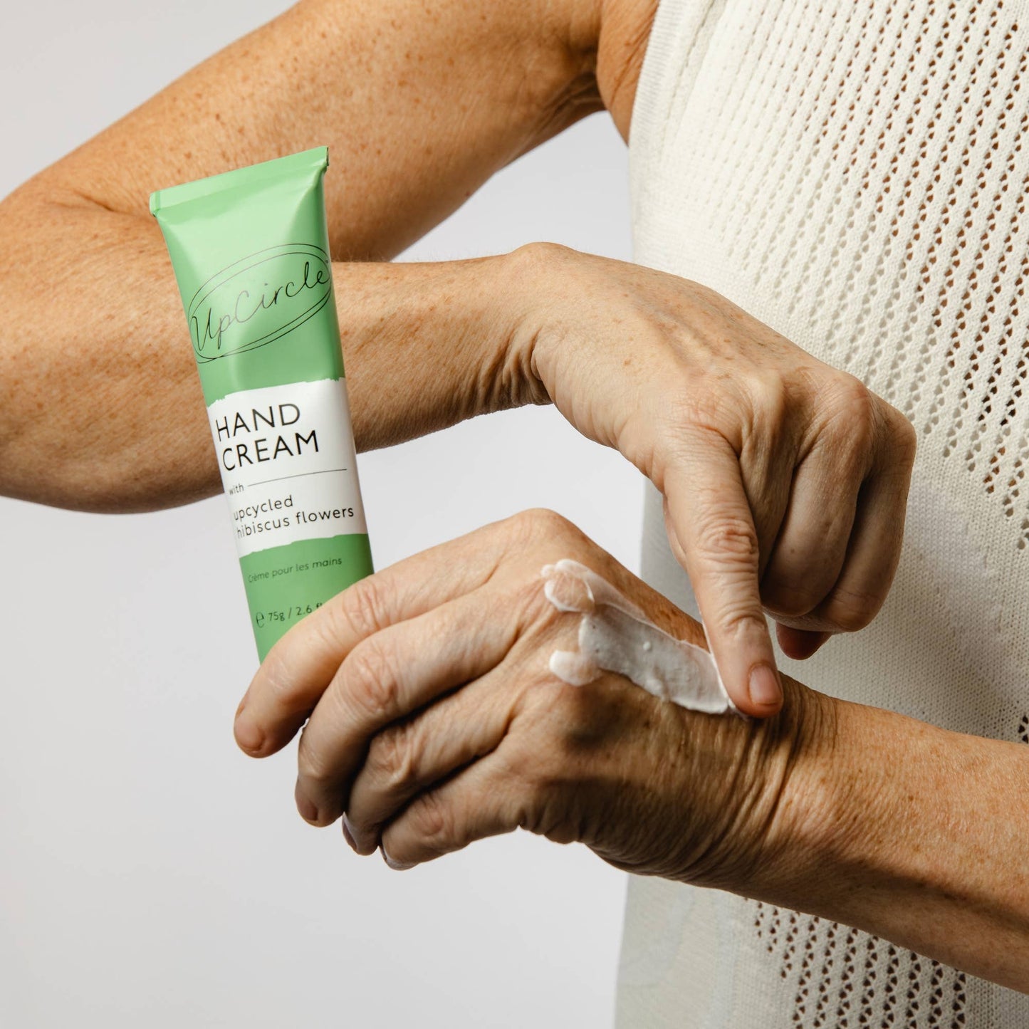 Eco-Friendly Summer Hand Cream with Upcycled Hibiscus Flower Acids