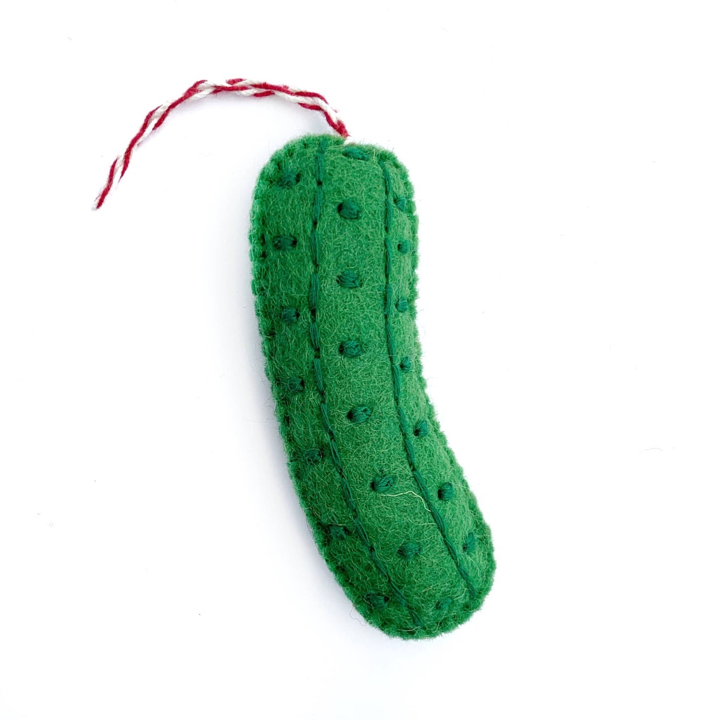 Pickle Felt Ornament