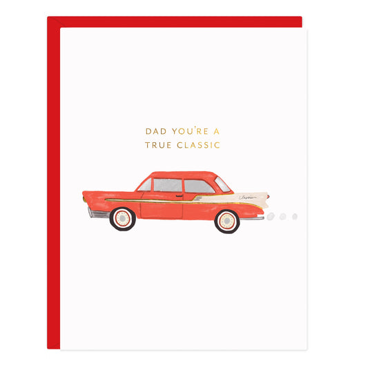 Dad Classic Car Father's Day Card