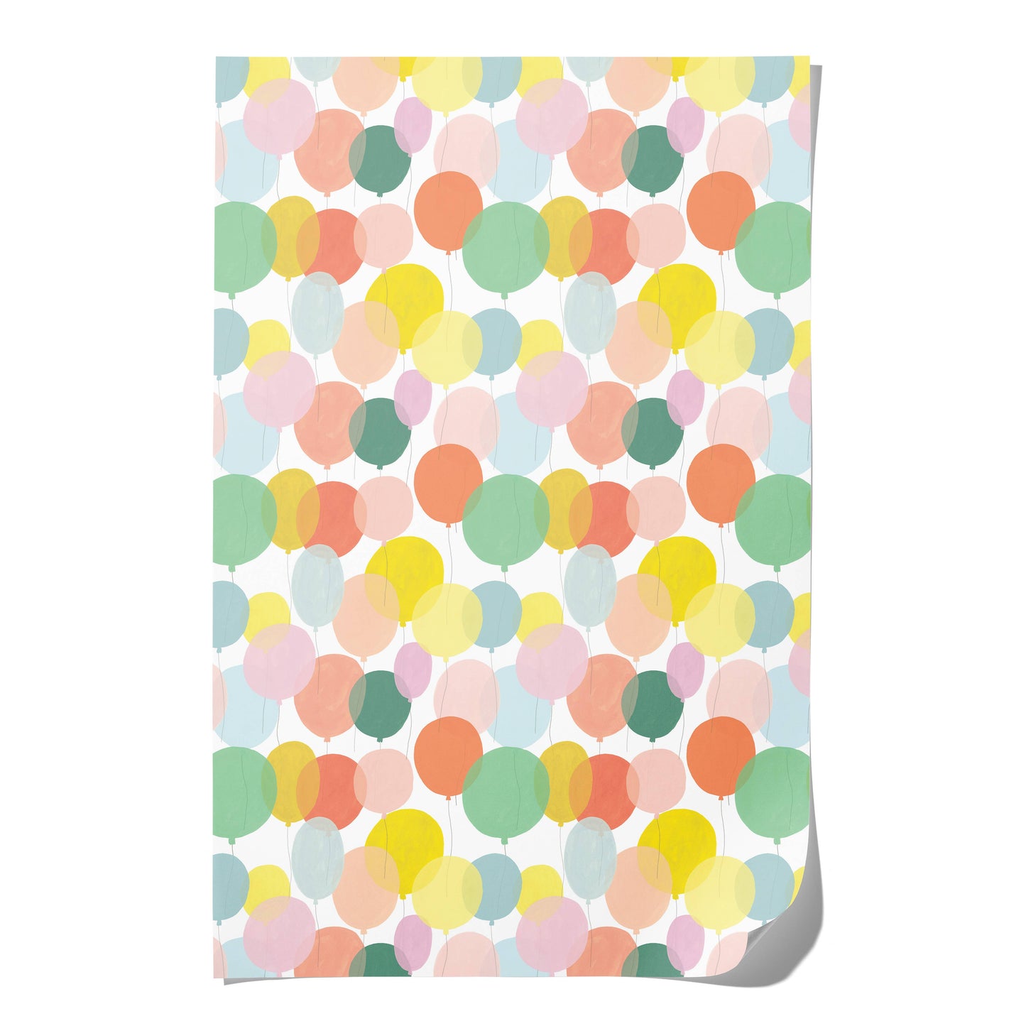 Birthday Balloons birthday wrapping paper