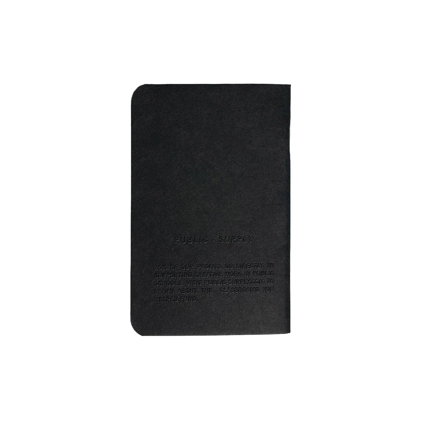 Public - Supply Embossed Pocket Notebook