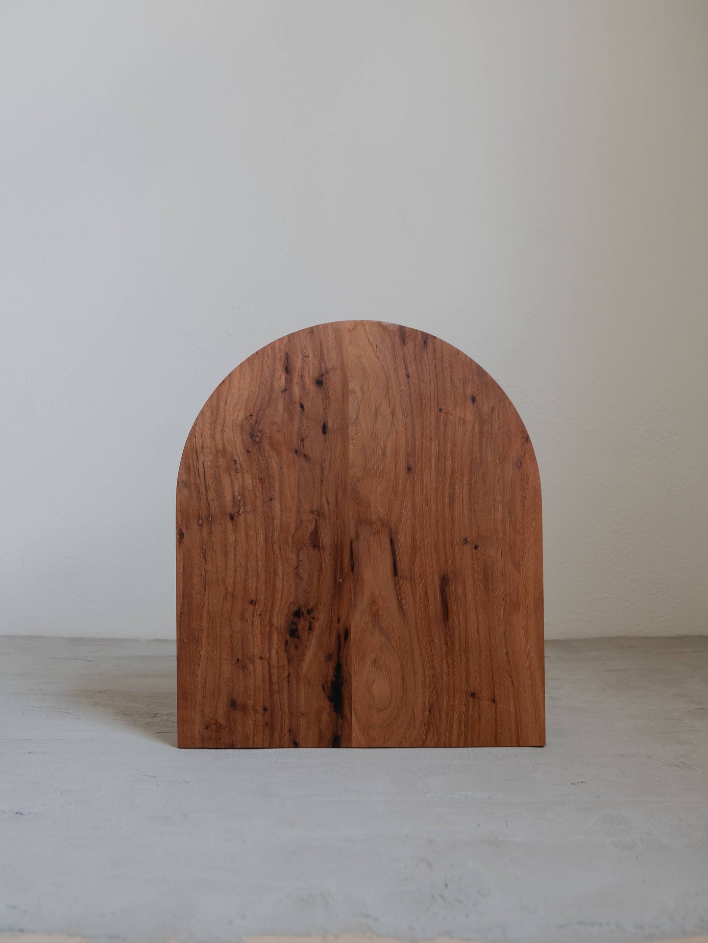 Arched groove bread board
