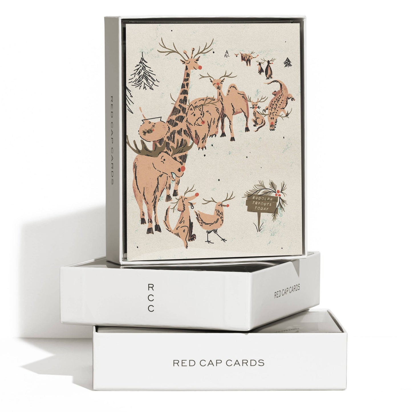 Rudolph Auditions Holiday Greeting Card Boxed Set