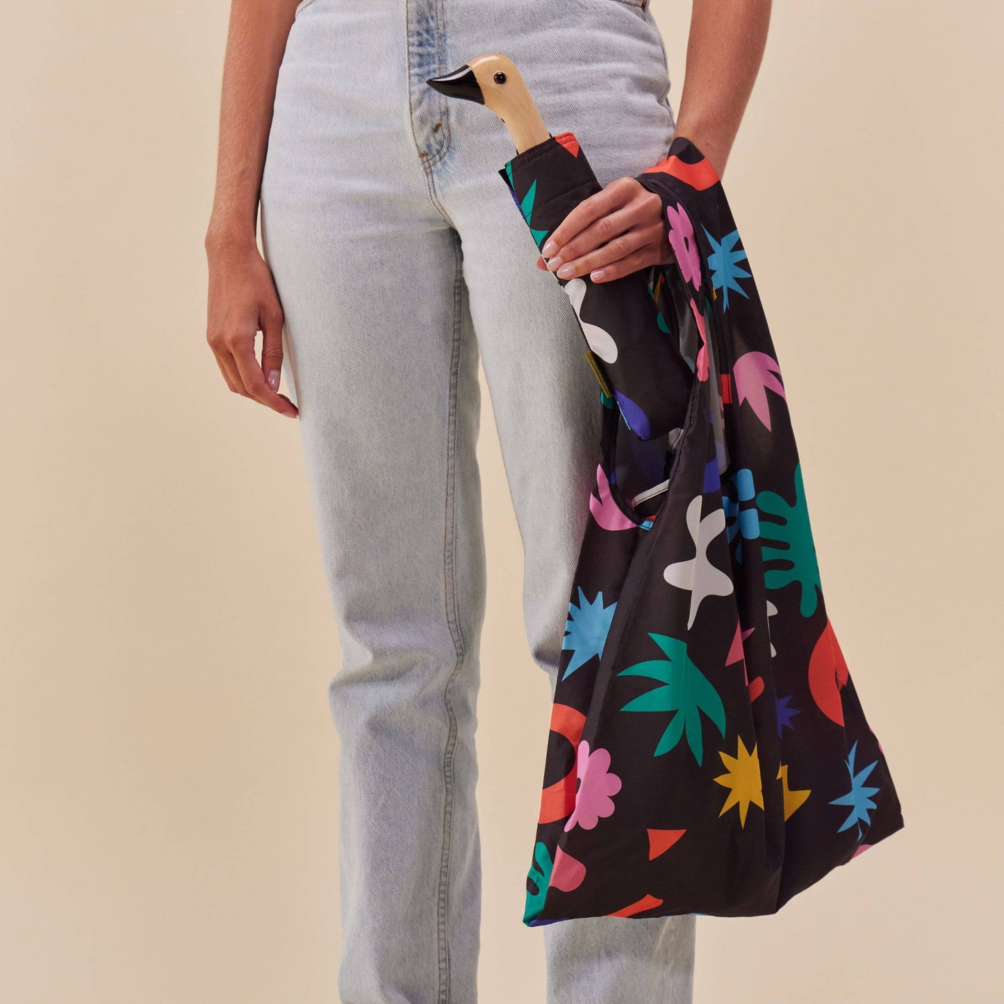 Palma Print Eco-friendly Reusable Tote Bag