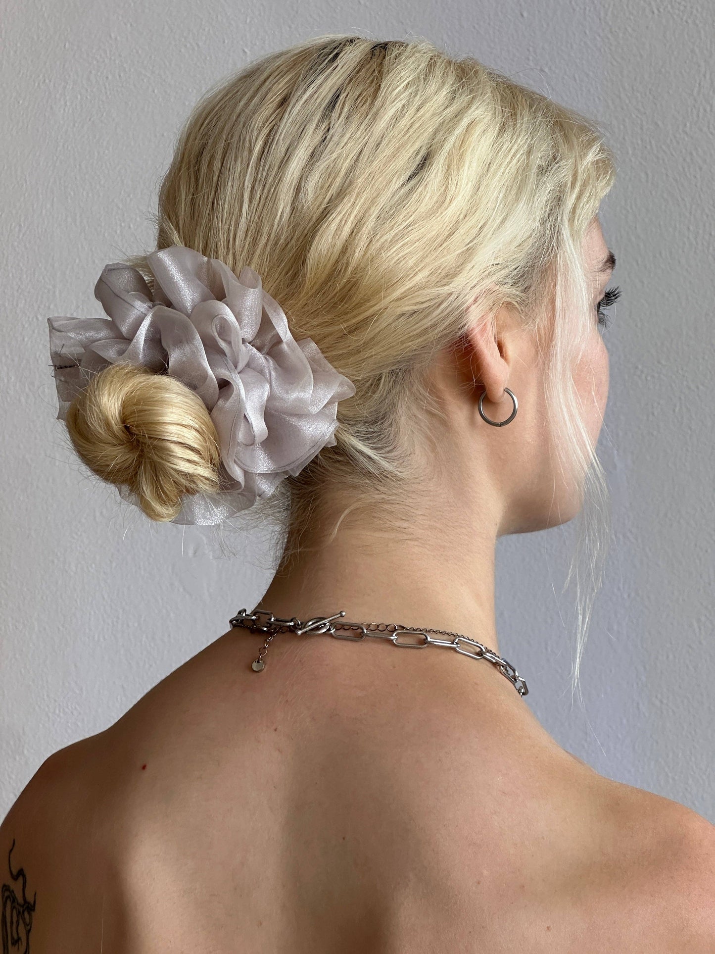Cloud Ruffle Scrunchie