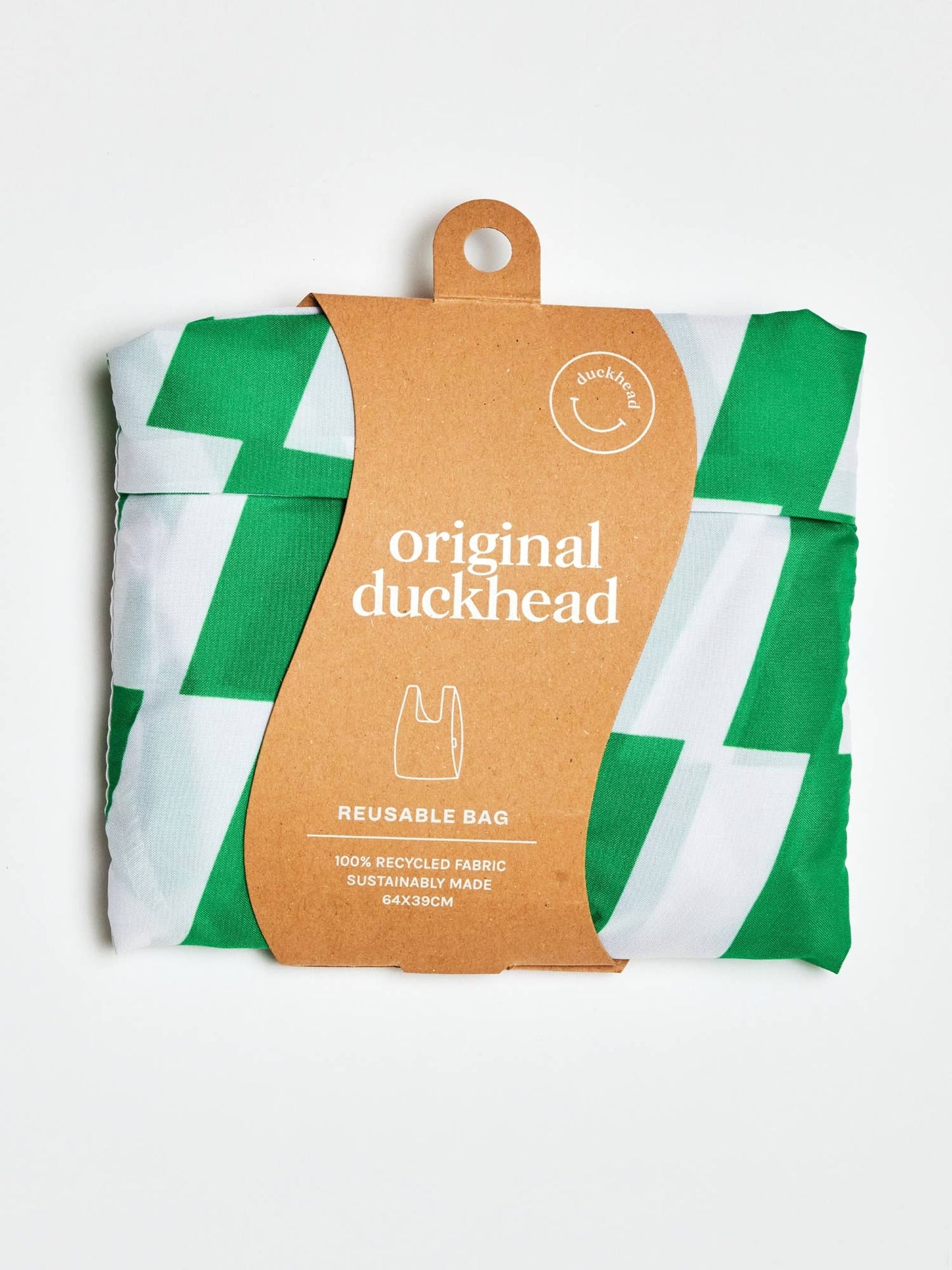 Kelly Green Bars Reusable Eco Friendly Tote Bag