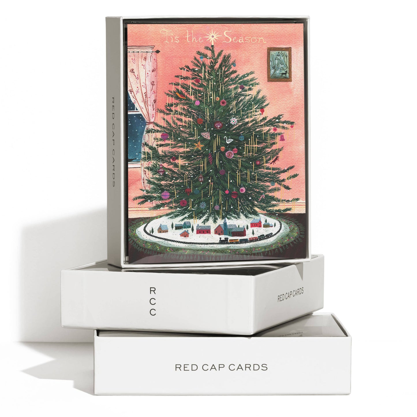 Tinsel Tree Holiday Greeting Card Boxed Set