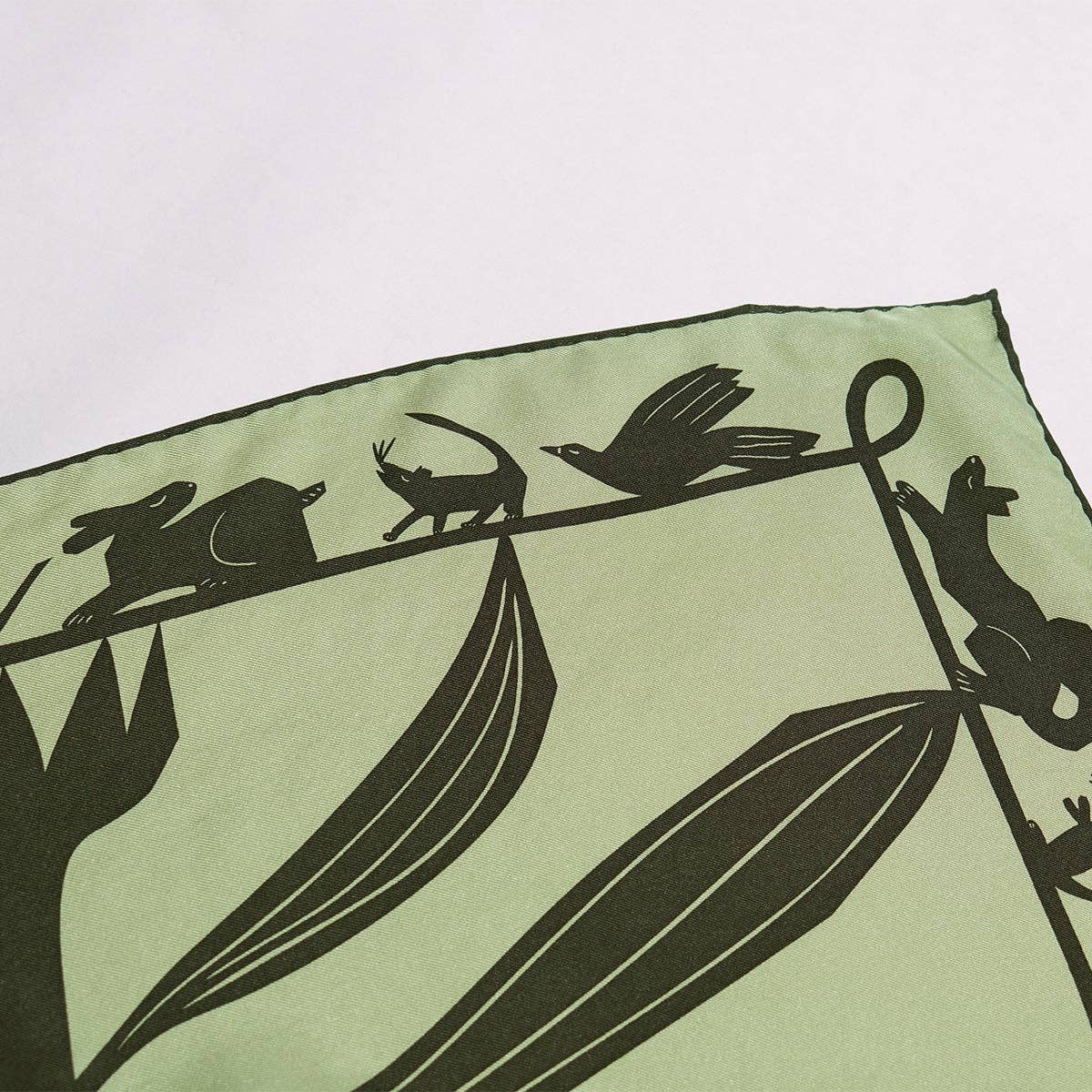 Winona Irene Artichoke Silk Scarf