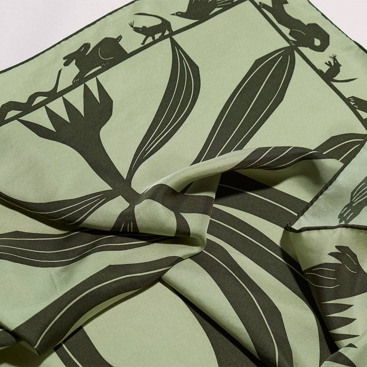 Winona Irene Artichoke Silk Scarf