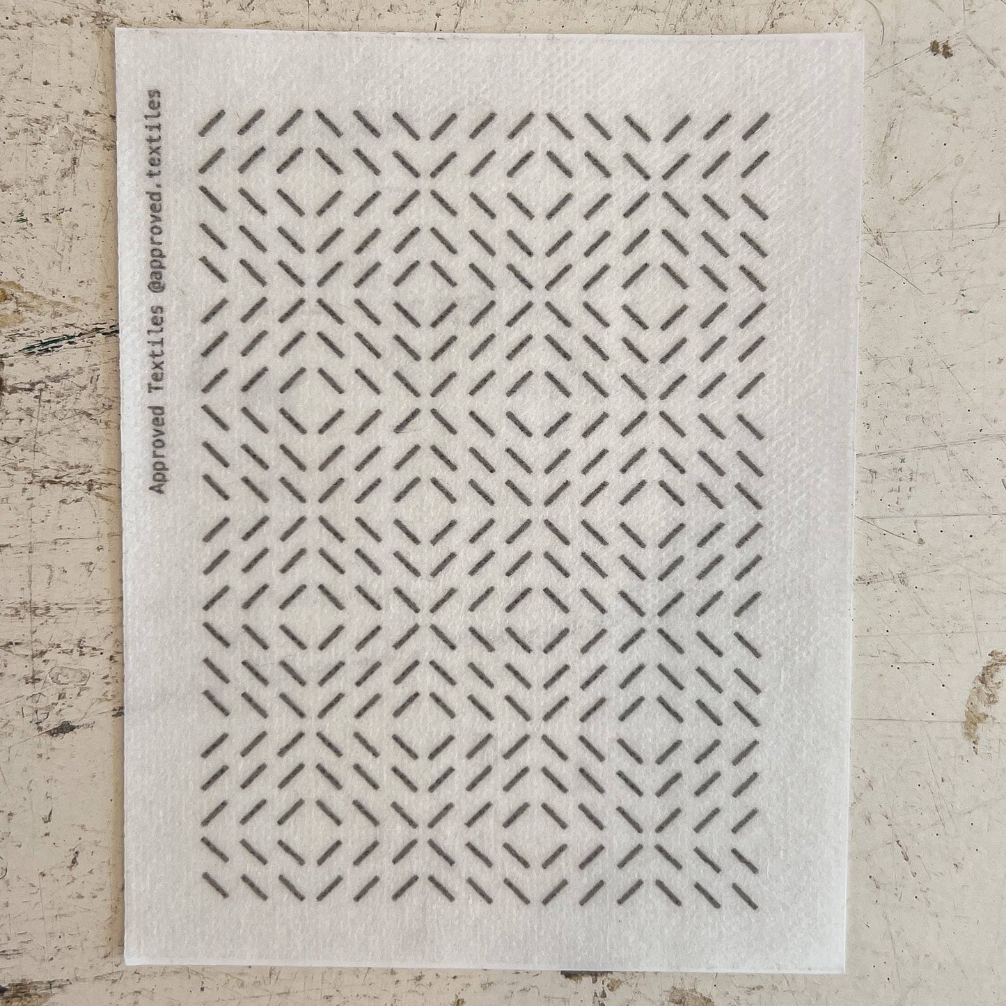 Diagonals - Minimal Mending + Embellishment Transfer