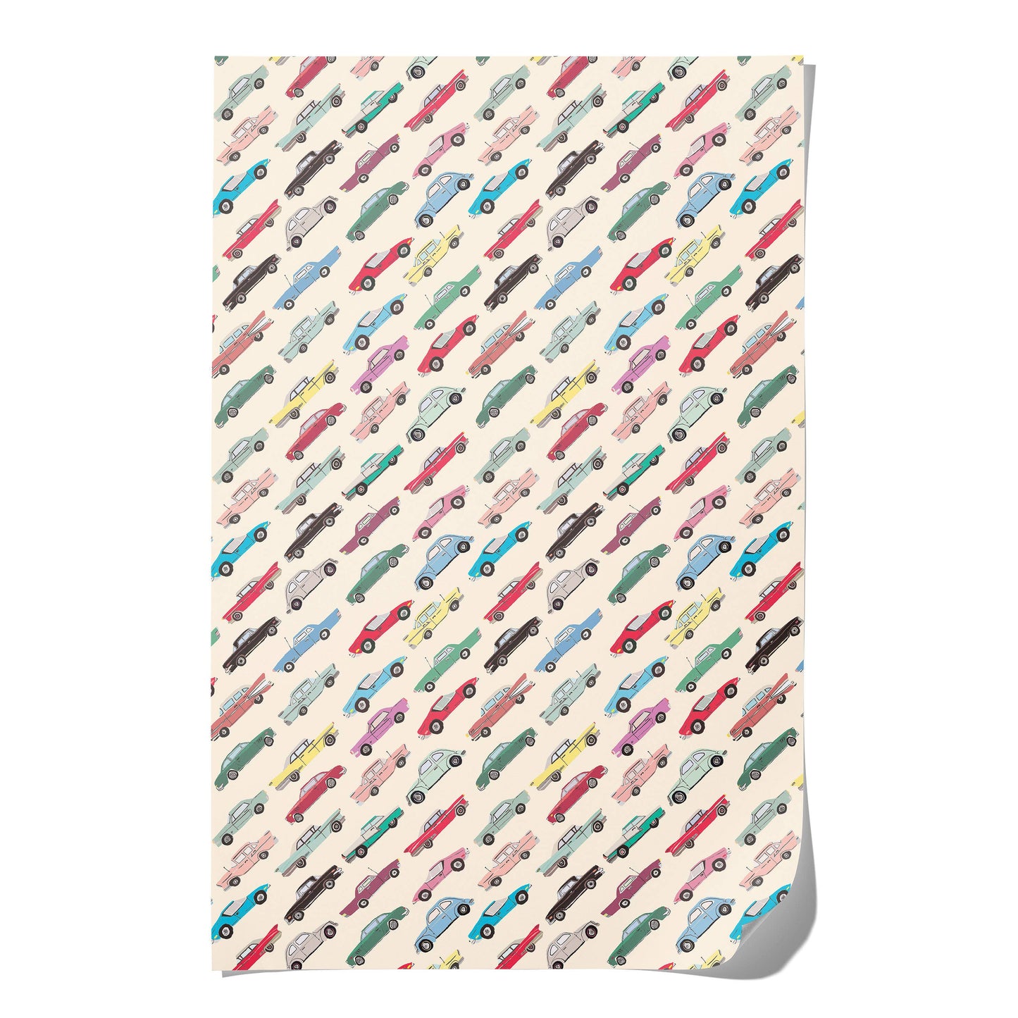 Cars wrapping paper
