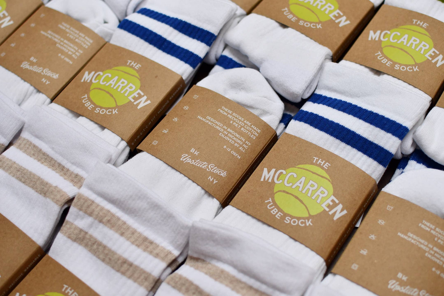 The McCarren Upcycled Cotton Tube Sock