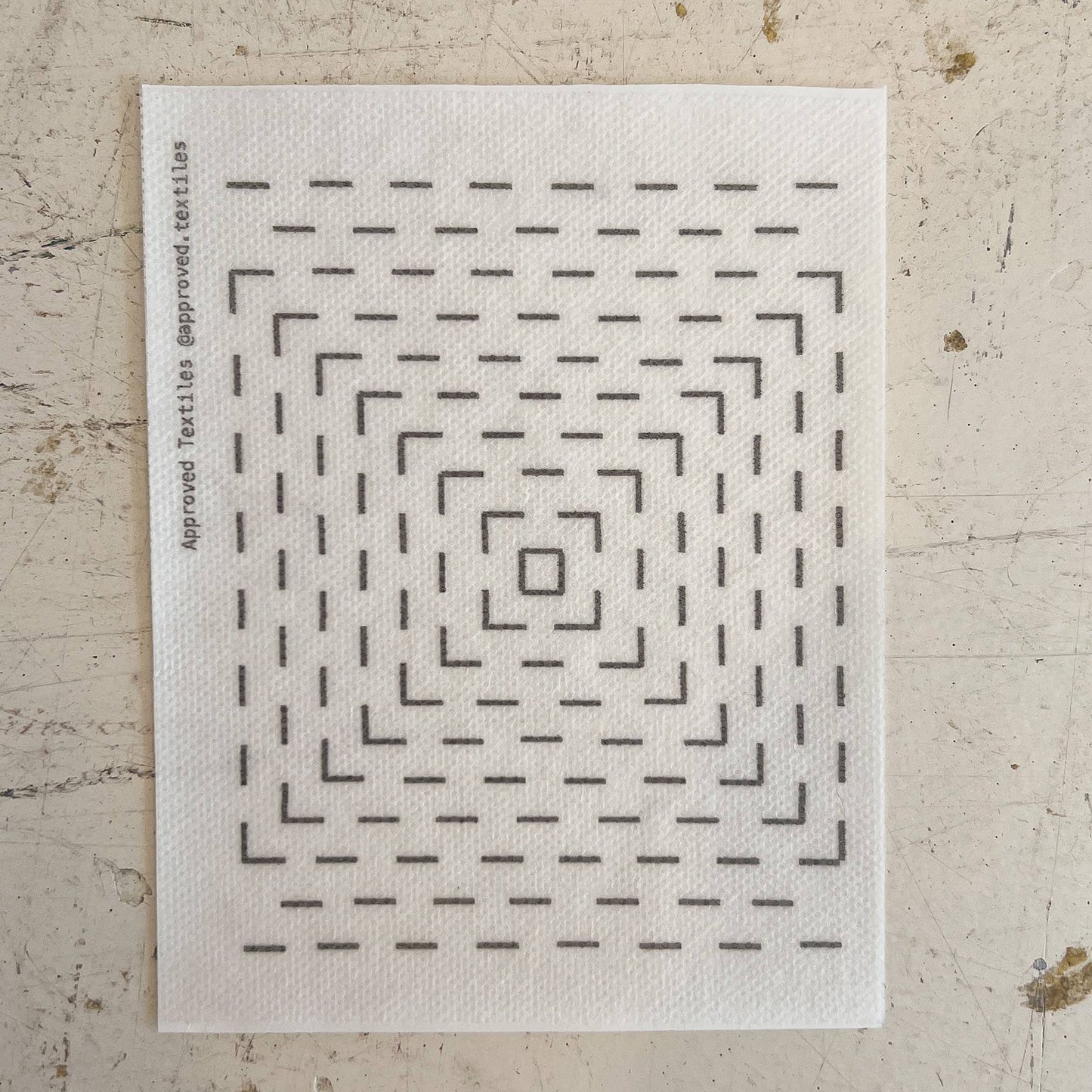 Large Squares - Minimal Mending + Embellishment Transfer