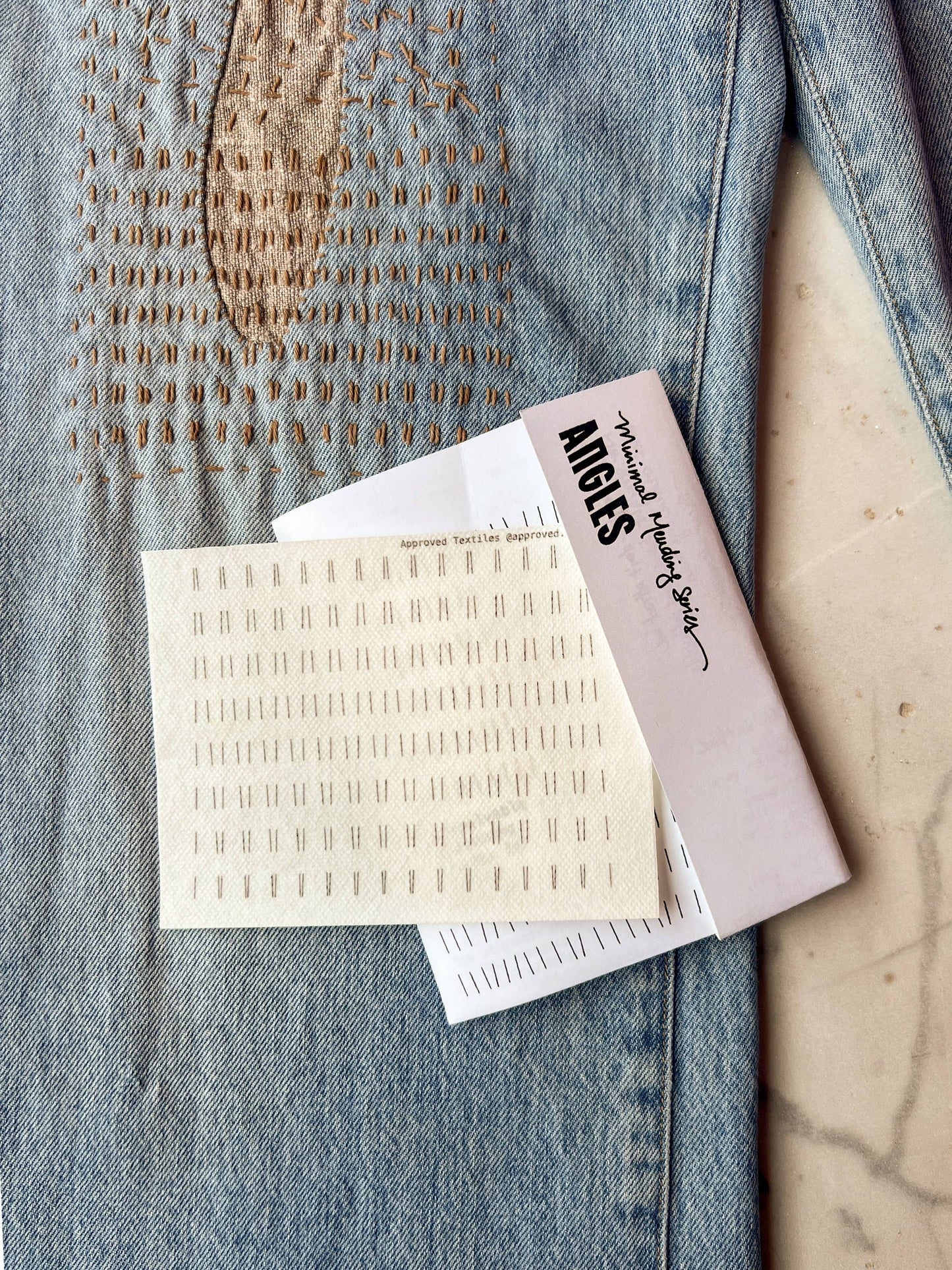 Angles - Minimal Mending + Embellishment Transfer