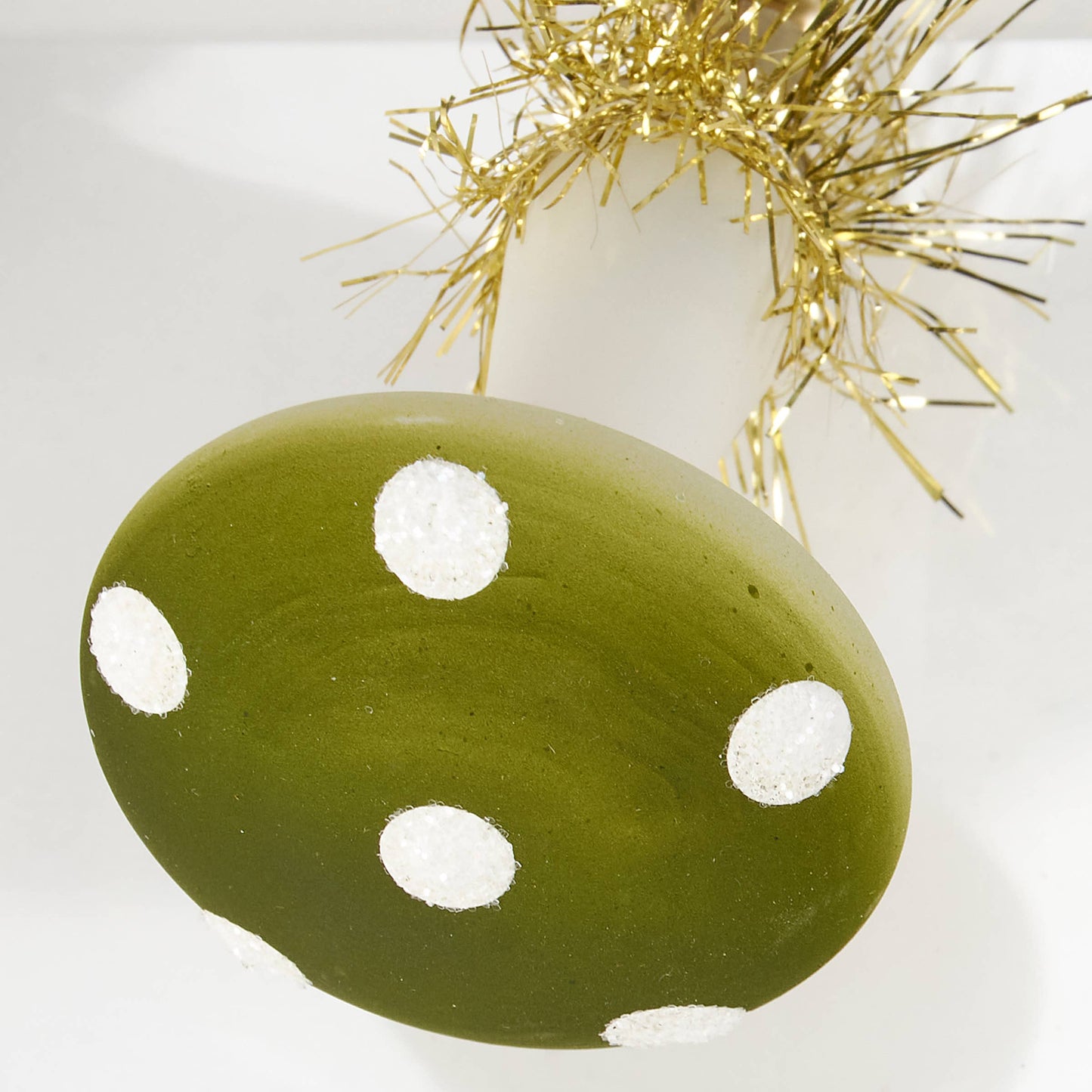 Glass Mushrooms Ornament Set