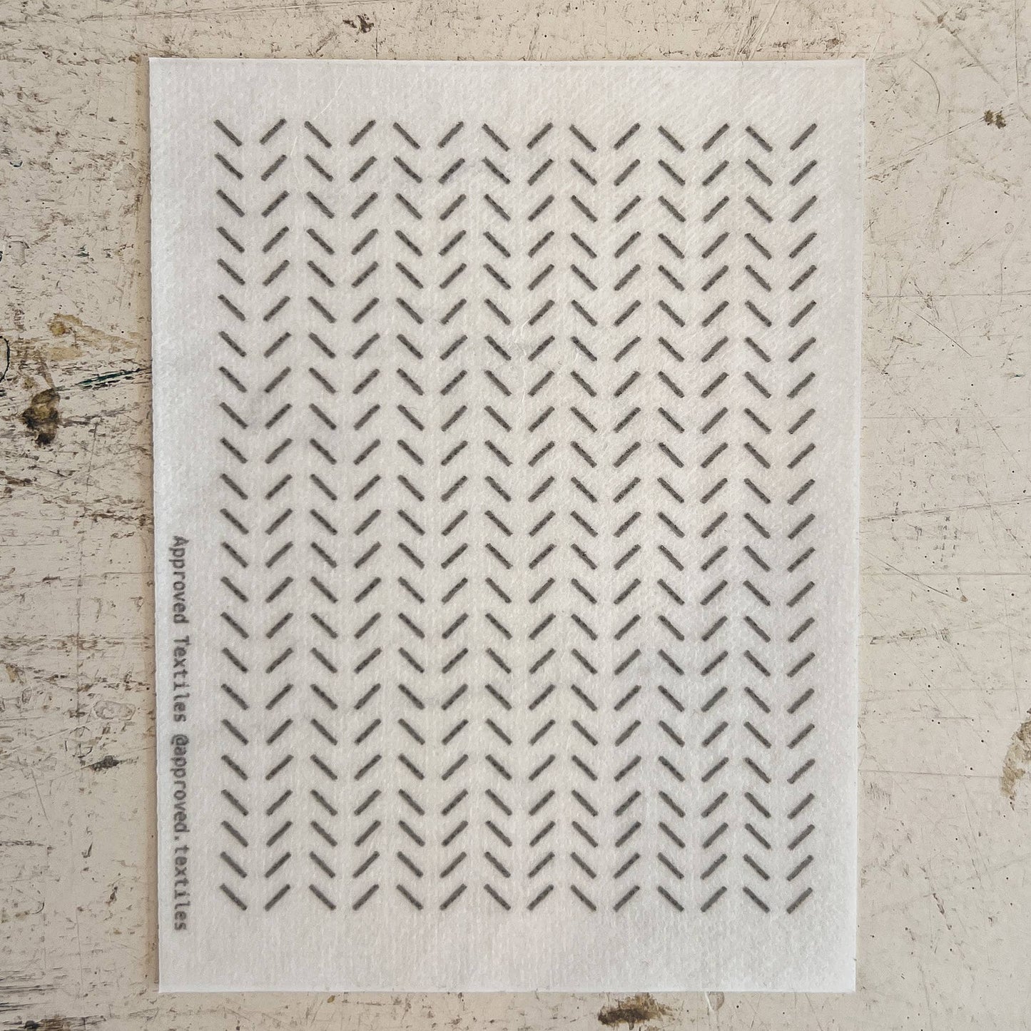 Diagonals - Minimal Mending + Embellishment Transfer