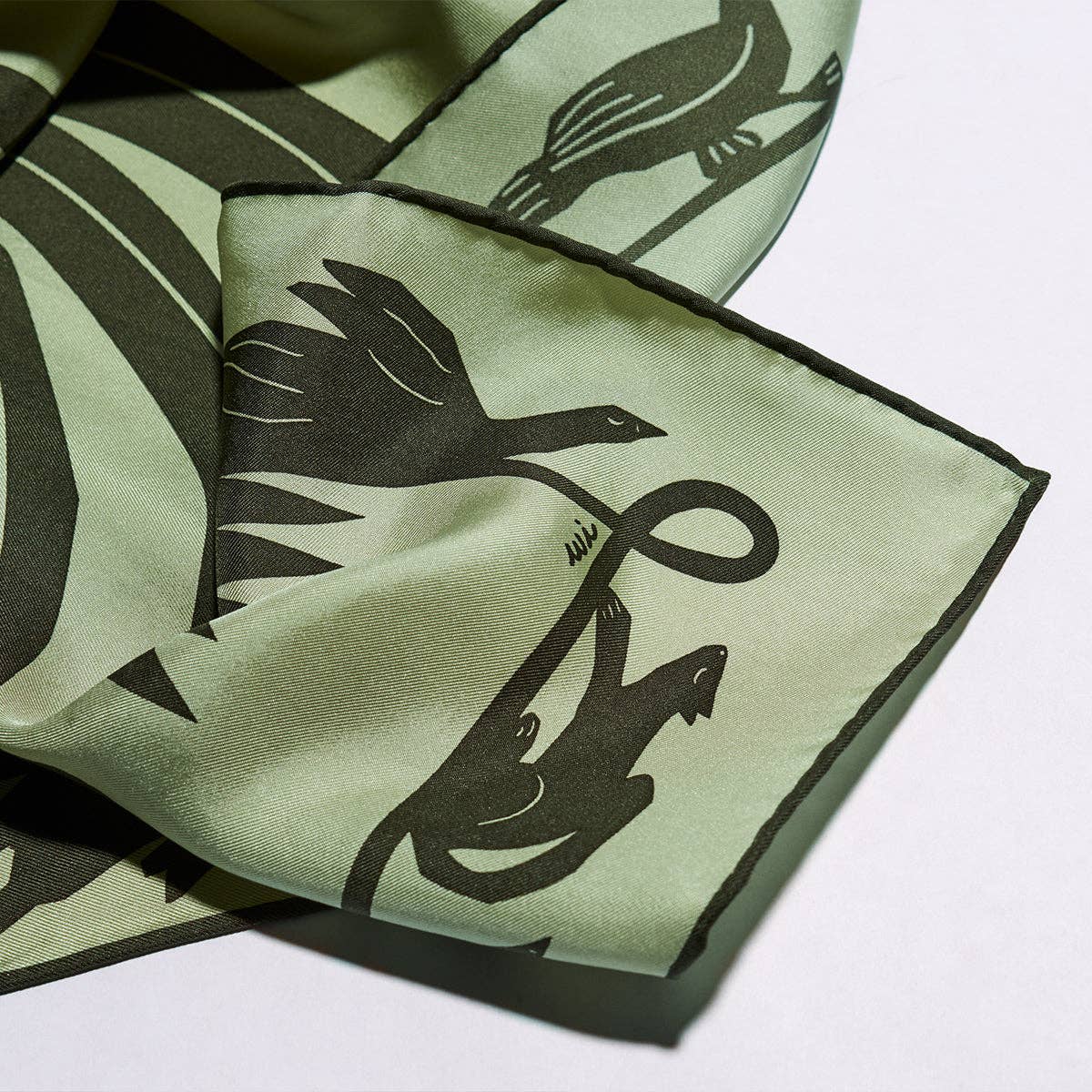 Winona Irene Artichoke Silk Scarf