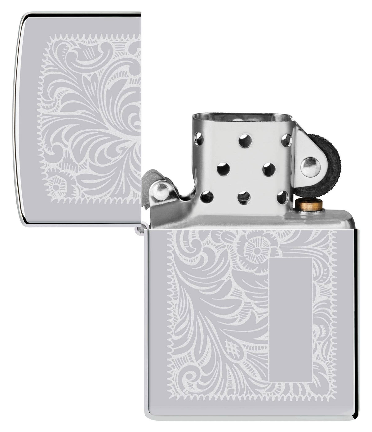 Zippo High Polish Chrome Venetian® Windproof Lighter